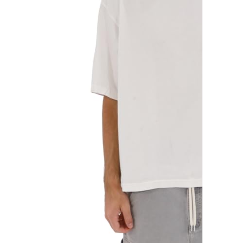 Men's Casual Oversized Heavyweight Drop Shoulder Garment Dye T-Shirt Tee Short Sleeve