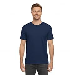 Men's Essential 100% Cotton Crew Neck T-Shirt - Plain, Short Sleeve, Regular Fit, Premium, Super Soft, Classic Everyday Wear