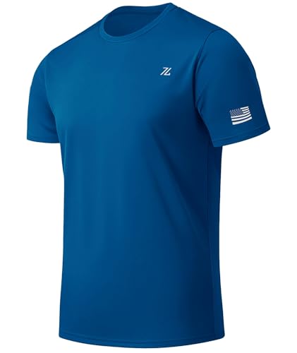 TACVASEN Men's Pocket T-Shirt UPF 80+ Short Sleeve Soft Crew Neck Lightweight Tee Summer Casual Basic Plain Tshirts