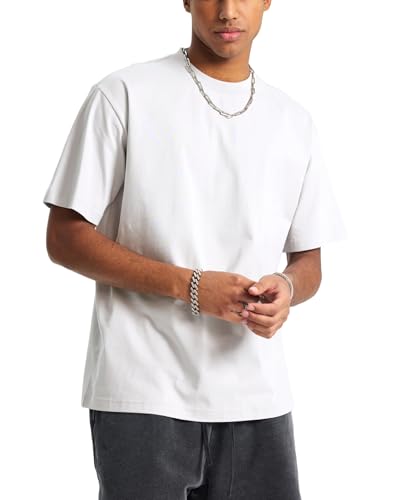 Men's Cotton T-Shirt Short Sleeve Crew Neck Soft Plain Tee for Men Casual Daily Wear Tshirts S-3XL