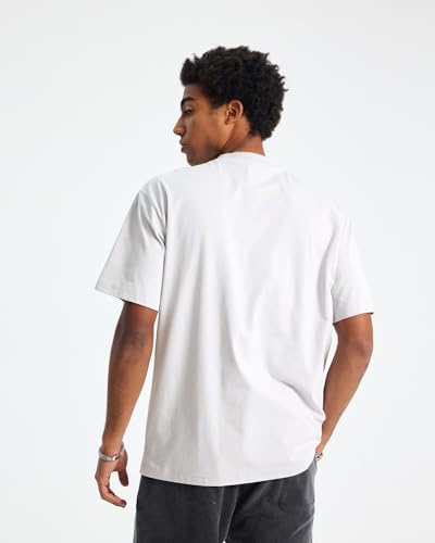 Men's Cotton T-Shirt Short Sleeve Crew Neck Soft Plain Tee for Men Casual Daily Wear Tshirts S-3XL