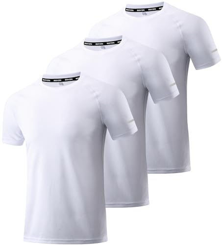 ZITY 3 Pack Men's T-Shirts Cotton Crew Neck Basic Tee Short Sleeve Soft Casual Shirts Summer Tops