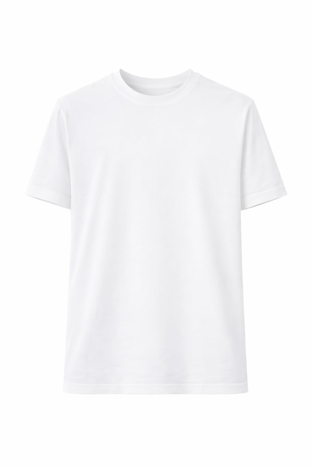Men’s Heavyweight T-Shirt – Thick Premium Quality, Non See-Through, Slim Fit Crew Neck