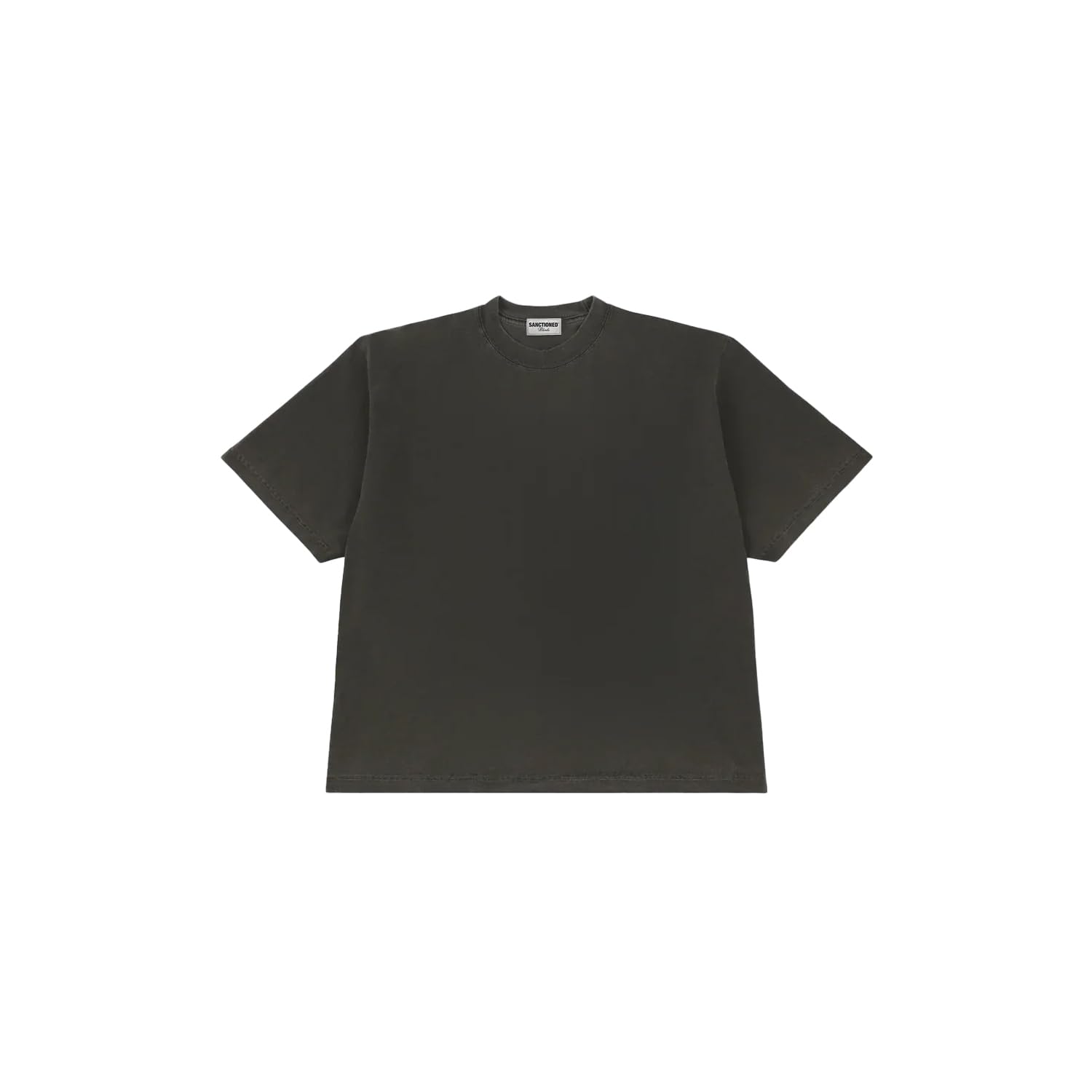 Men's Casual Oversized Heavyweight Drop Shoulder Garment Dye T-Shirt Tee Short Sleeve