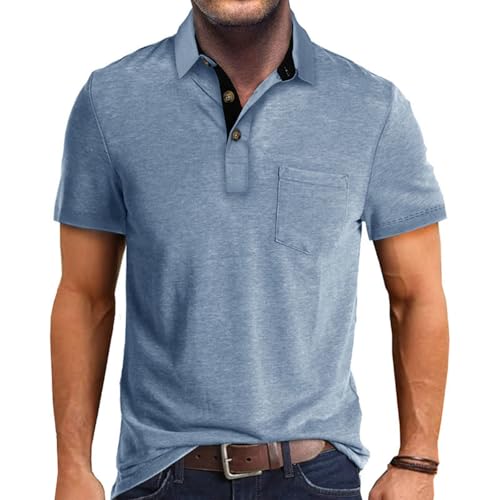MAGNIVIT Men's Shirts Short Sleeve Cotton T-Shirt Crew Neck Light Tees Classic Basic Casual Tops Plain Soft Shirt