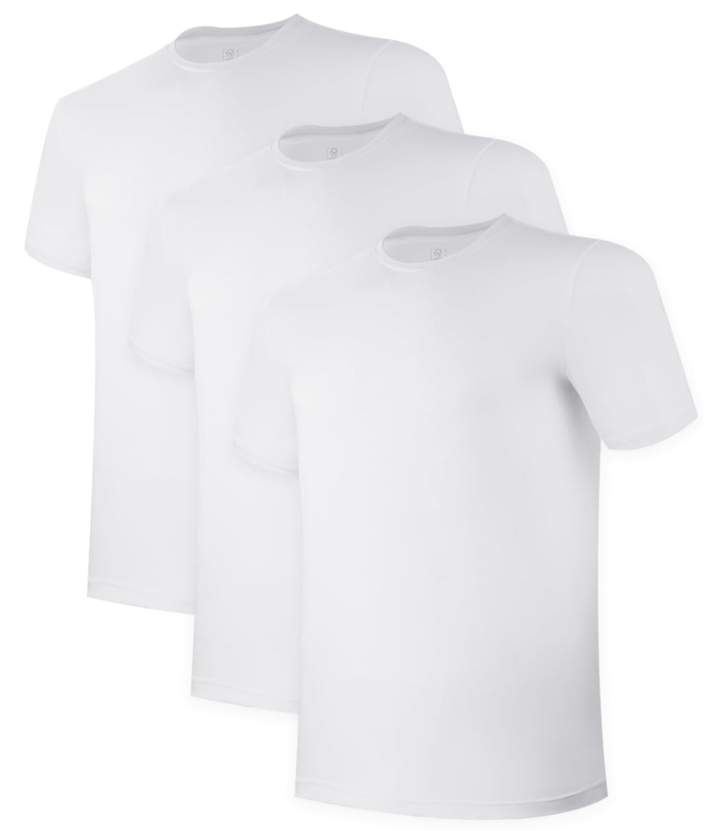 MAGNIVIT Men's Shirts Short Sleeve Cotton T-Shirt Crew Neck Light Tees Classic Basic Casual Tops Plain Soft Shirt