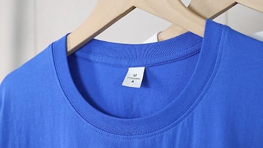 KEEPSHOWING Mens Cotton T Shirts Short Sleeve Crew Neck Basic T-Shirt Essentials Crewneck Cotton T-Shirts Tees for Men