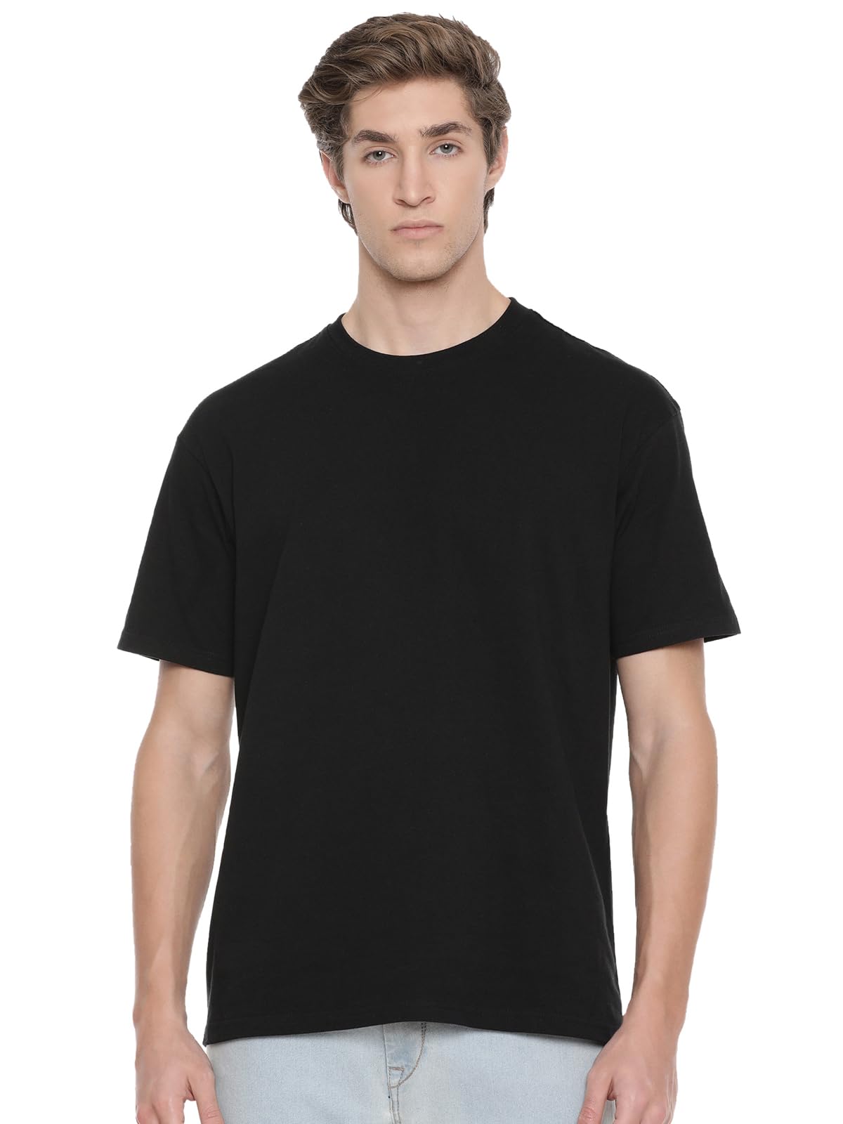 Men’s Heavyweight T-Shirt – Thick Premium Quality, Non See-Through, Slim Fit Crew Neck