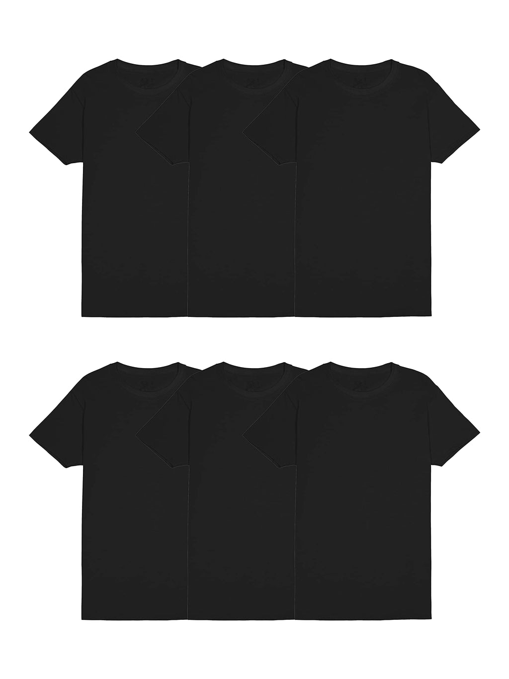 Amazon Essentials Men's Regular-Fit Short-Sleeve T-Shirt, Pack of 6
