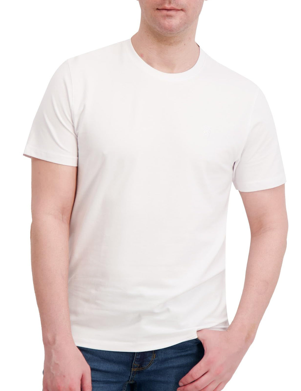 Men's Essential 100% Cotton Crew Neck T-Shirt - Plain, Short Sleeve, Regular Fit, Premium, Super Soft, Classic Everyday Wear