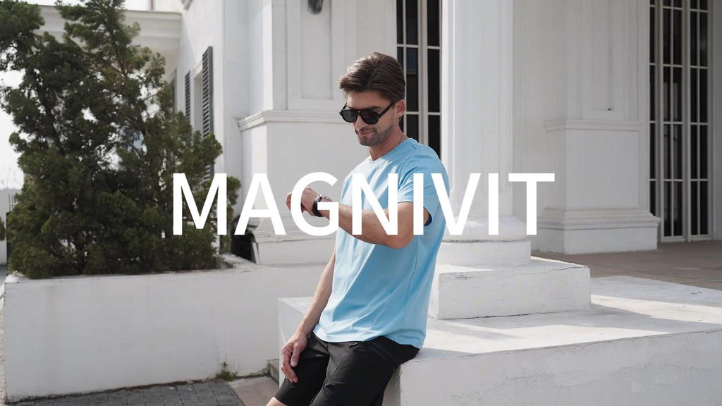 MAGNIVIT Men's Shirts Short Sleeve Cotton T-Shirt Crew Neck Light Tees Classic Basic Casual Tops Plain Soft Shirt