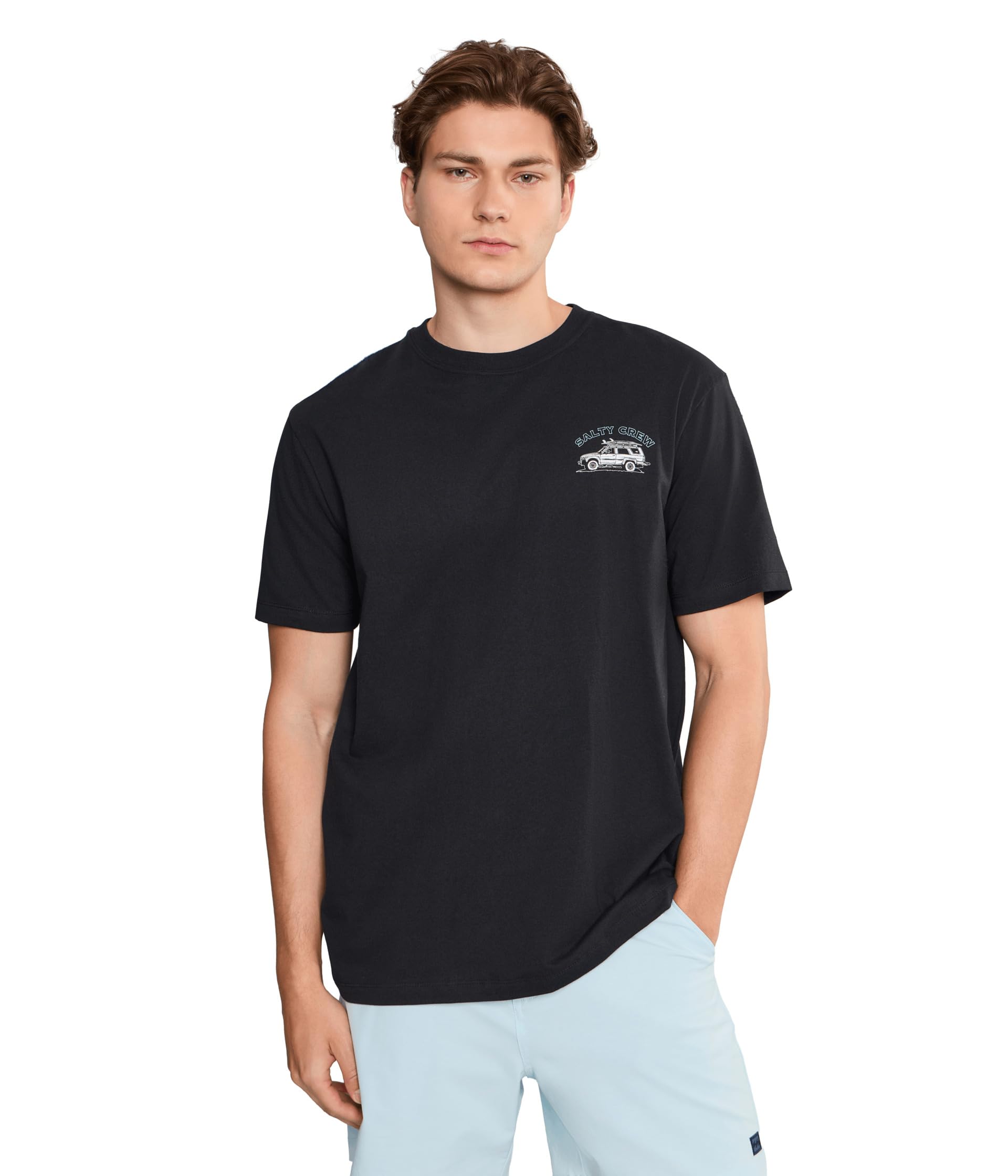 Men’s Heavyweight T-Shirt – Thick Premium Quality, Non See-Through, Slim Fit Crew Neck