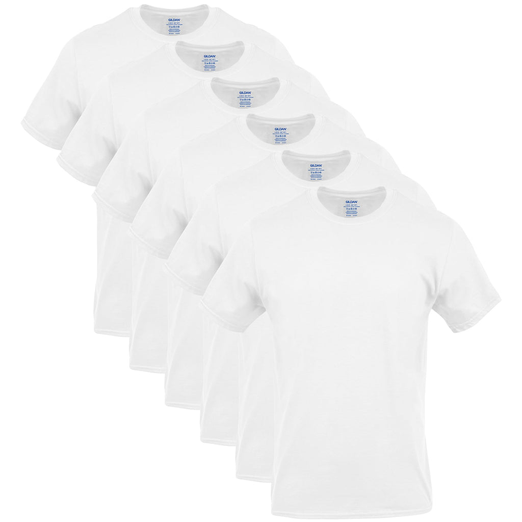 Amazon Essentials Men's Regular-Fit Short-Sleeve T-Shirt, Pack of 6
