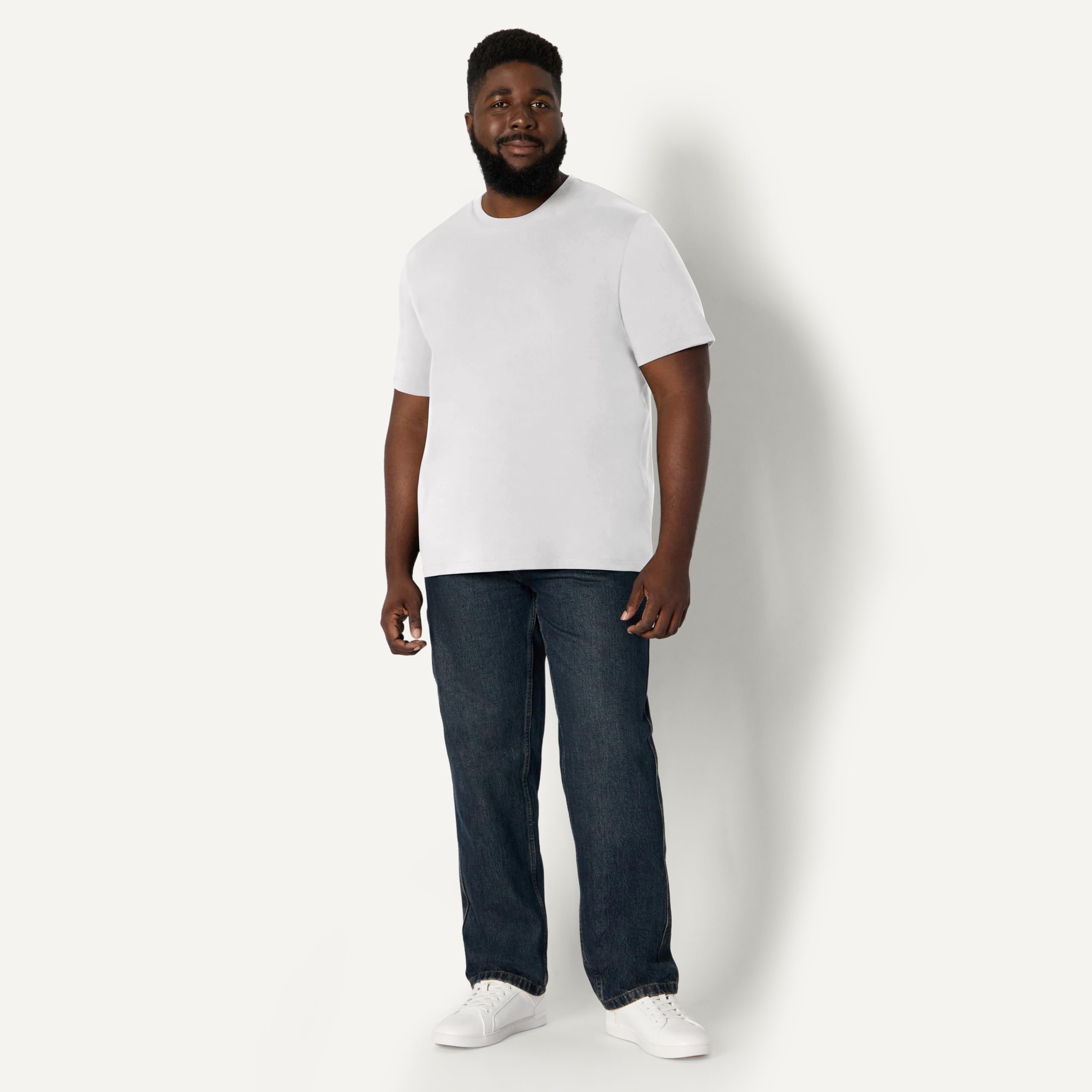 Amazon Essentials Men's Regular-Fit Short-Sleeve T-Shirt, Pack of 6
