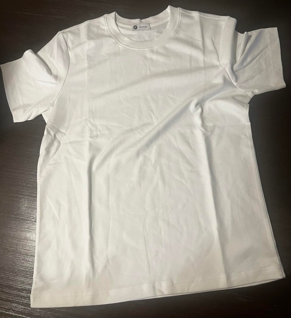 Men’s Heavyweight T-Shirt – Thick Premium Quality, Non See-Through, Slim Fit Crew Neck