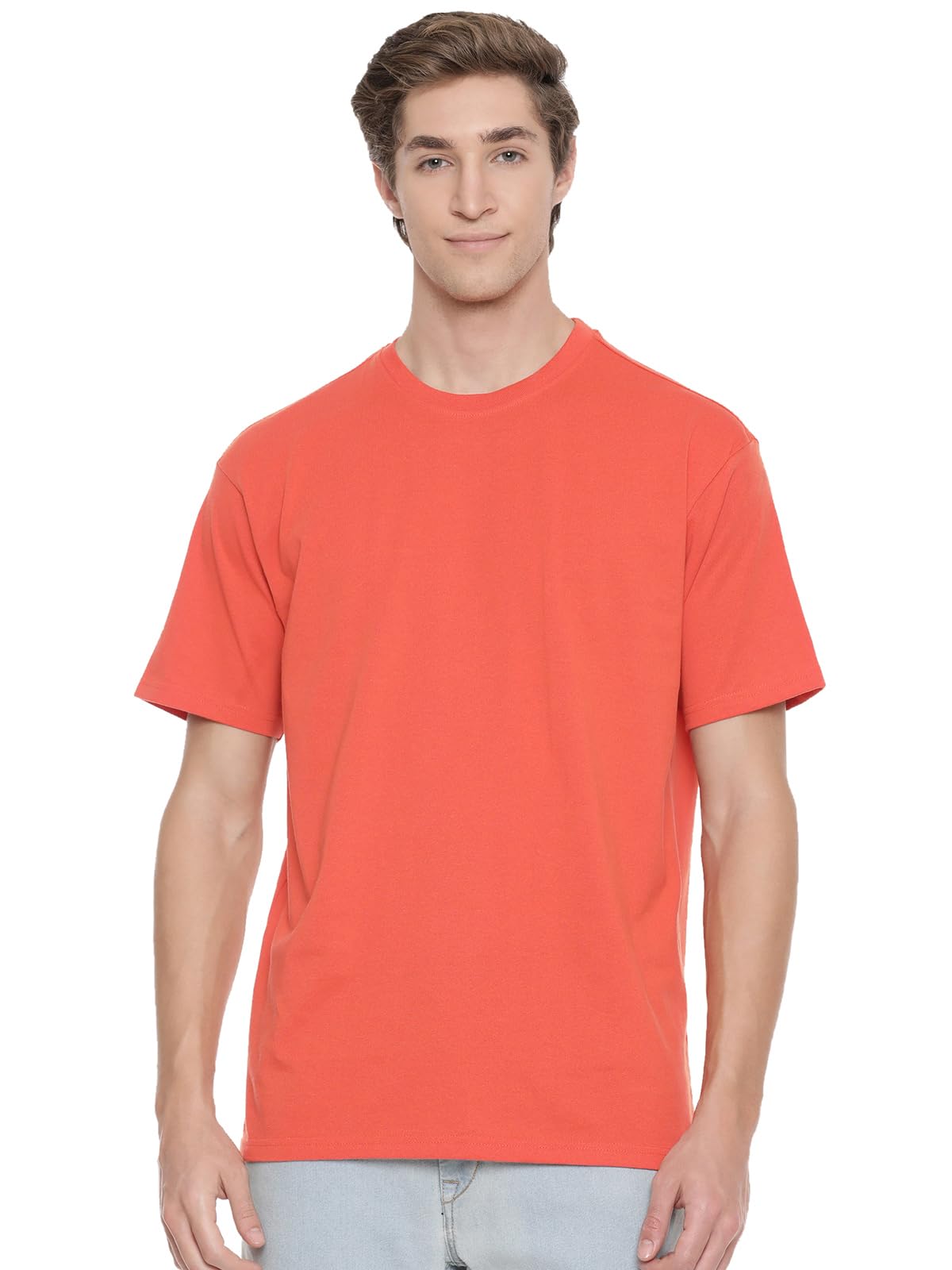 Men’s Heavyweight T-Shirt – Thick Premium Quality, Non See-Through, Slim Fit Crew Neck