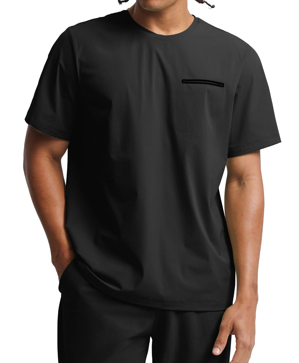 Men’s Heavyweight T-Shirt – Thick Premium Quality, Non See-Through, Slim Fit Crew Neck
