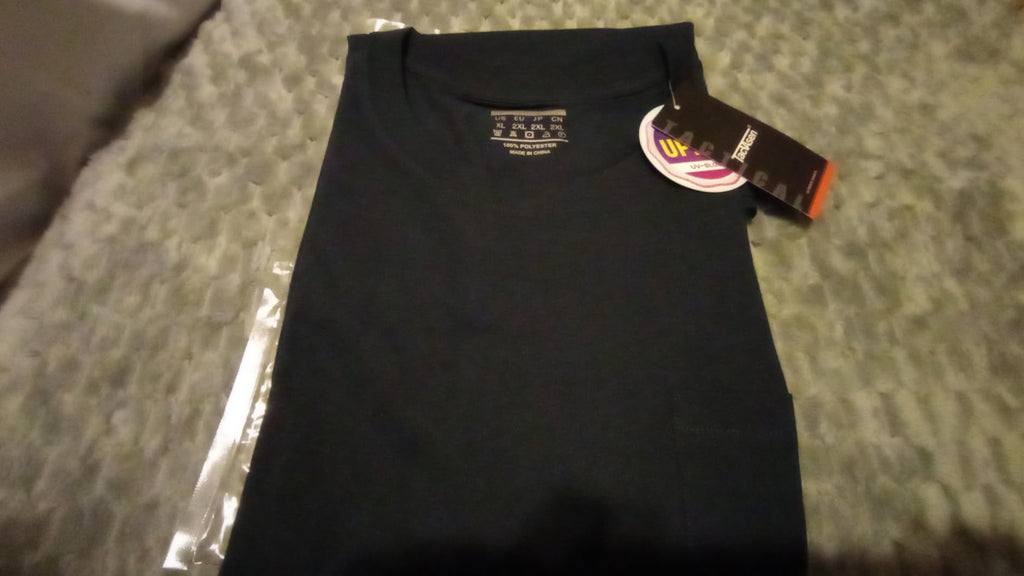 TACVASEN Men's Pocket T-Shirt UPF 80+ Short Sleeve Soft Crew Neck Lightweight Tee Summer Casual Basic Plain Tshirts