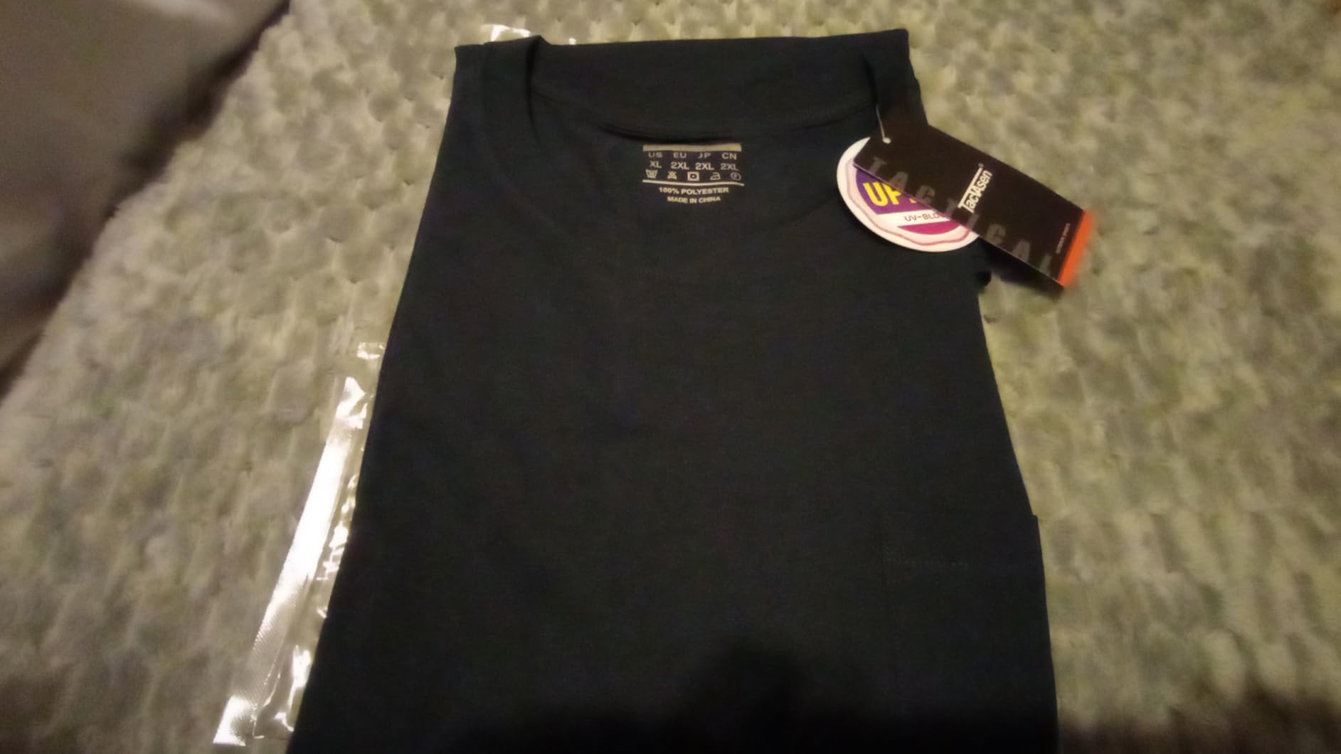 TACVASEN Men's Pocket T-Shirt UPF 80+ Short Sleeve Soft Crew Neck Lightweight Tee Summer Casual Basic Plain Tshirts