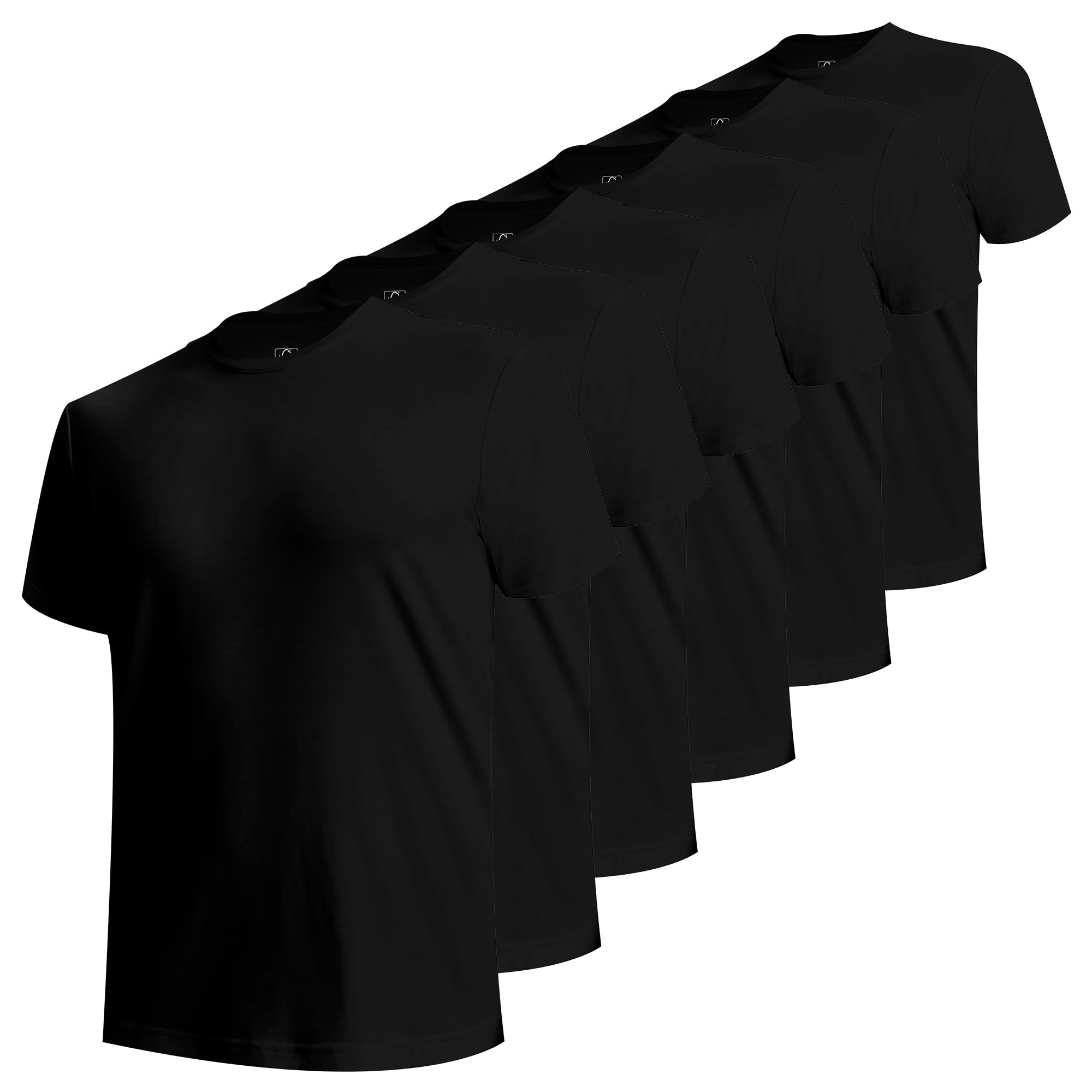 MAGNIVIT Men's Shirts Short Sleeve Cotton T-Shirt Crew Neck Light Tees Classic Basic Casual Tops Plain Soft Shirt
