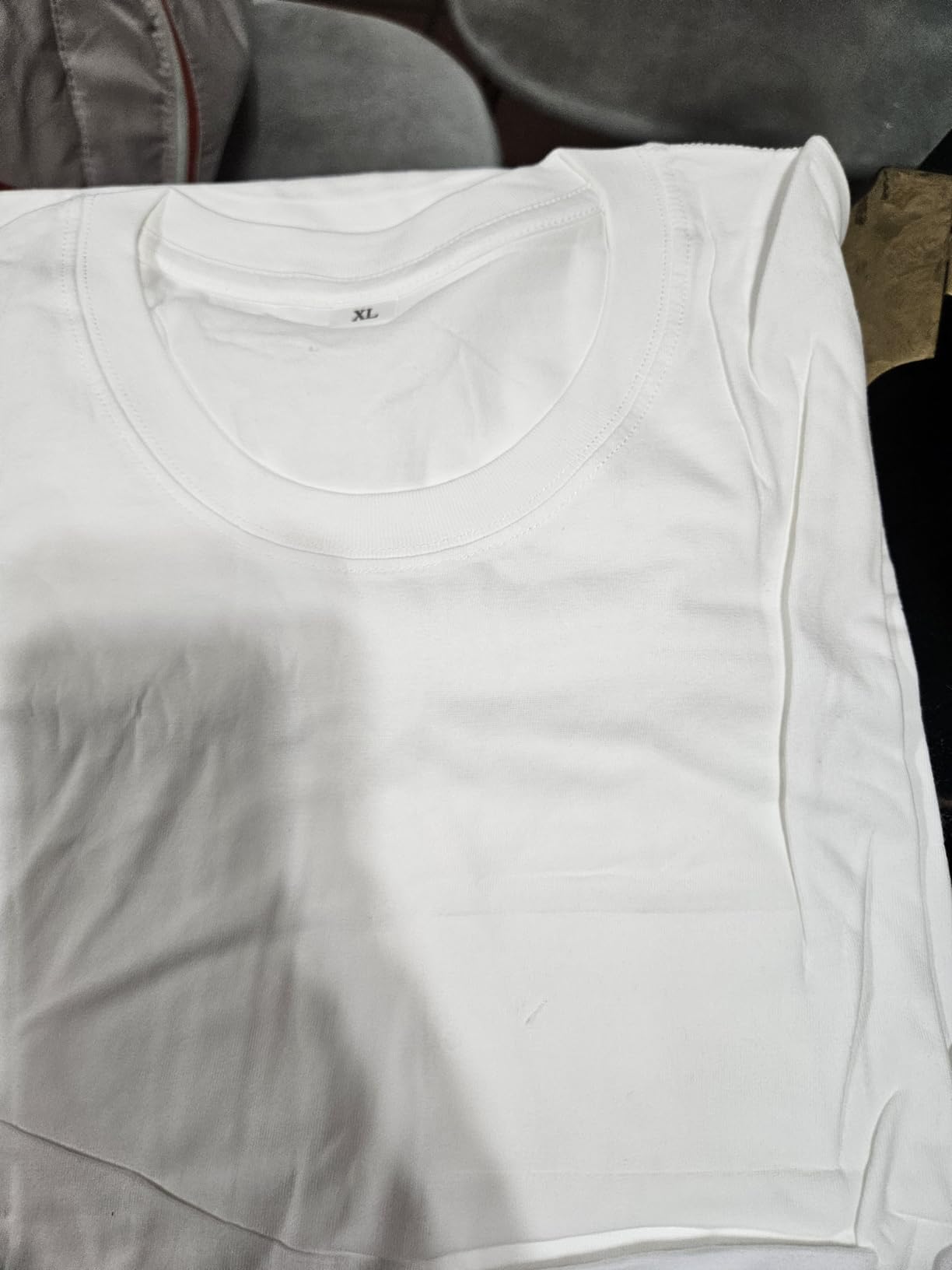 KEEPSHOWING Mens Cotton T Shirts Short Sleeve Crew Neck Basic T-Shirt Essentials Crewneck Cotton T-Shirts Tees for Men