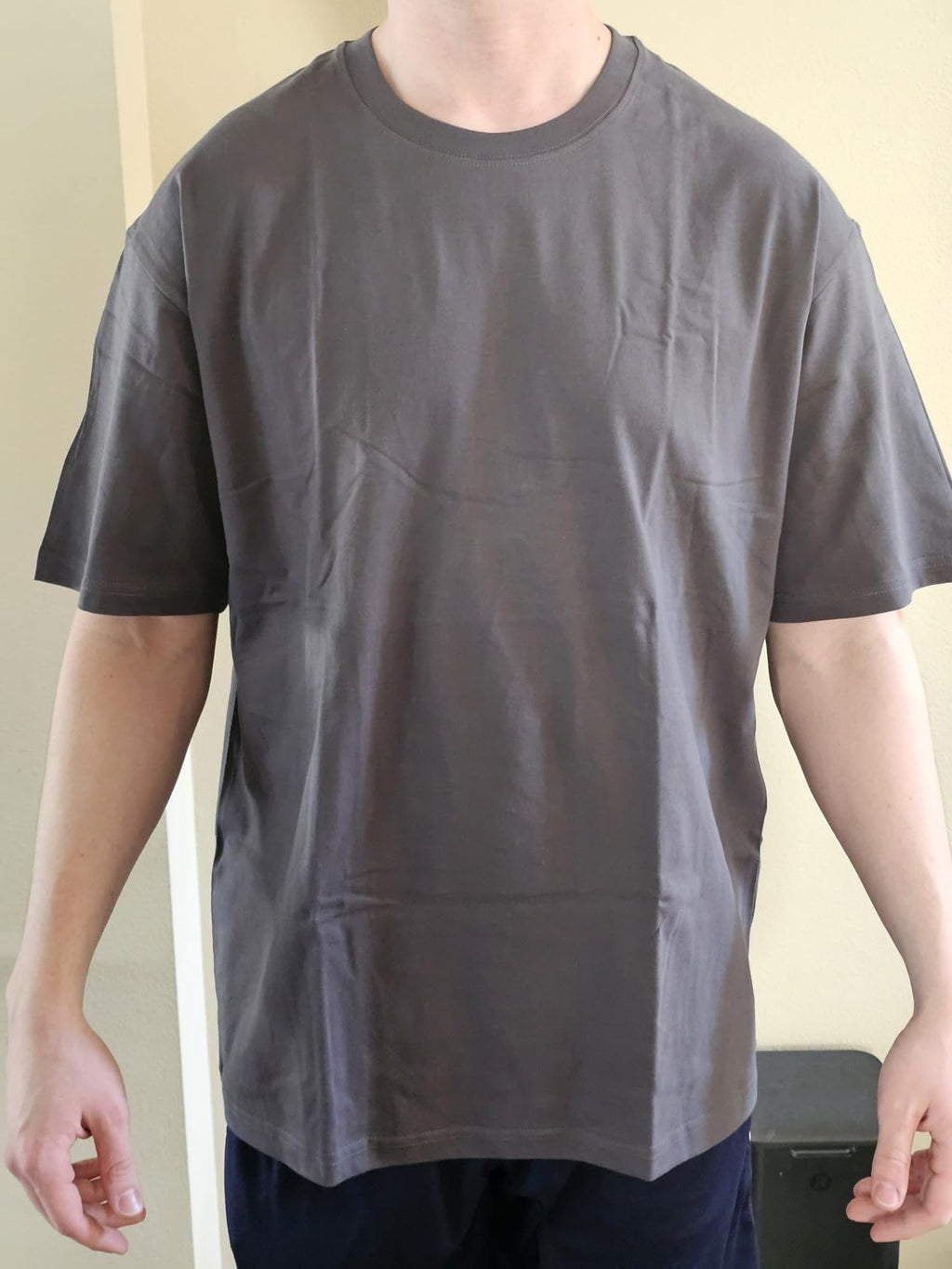 KEEPSHOWING Mens Cotton T Shirts Short Sleeve Crew Neck Basic T-Shirt Essentials Crewneck Cotton T-Shirts Tees for Men