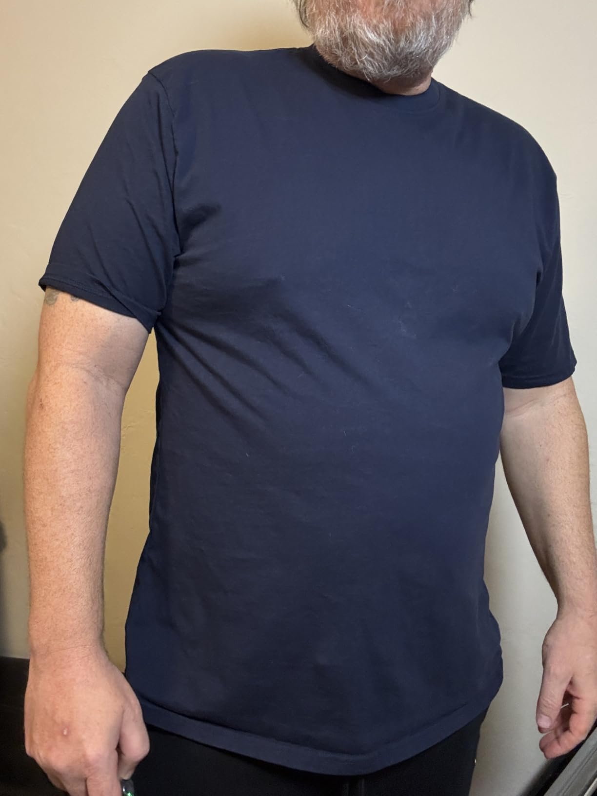Men's Essential 100% Cotton Crew Neck T-Shirt - Plain, Short Sleeve, Regular Fit, Premium, Super Soft, Classic Everyday Wear