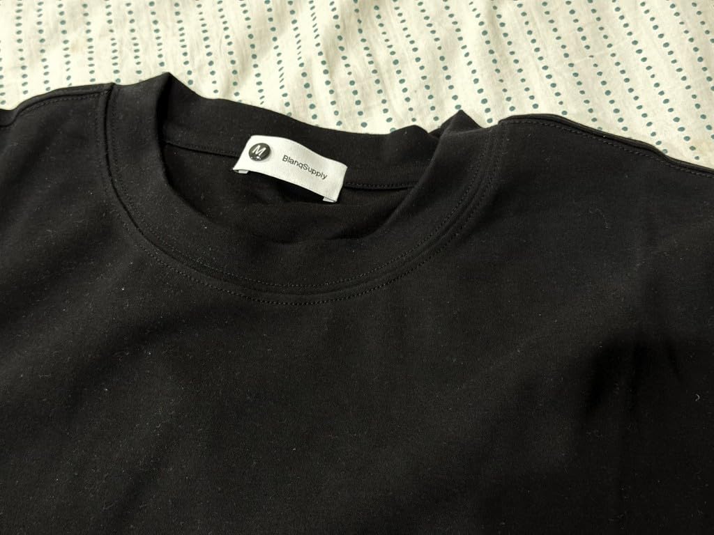 Men’s Heavyweight T-Shirt – Thick Premium Quality, Non See-Through, Slim Fit Crew Neck