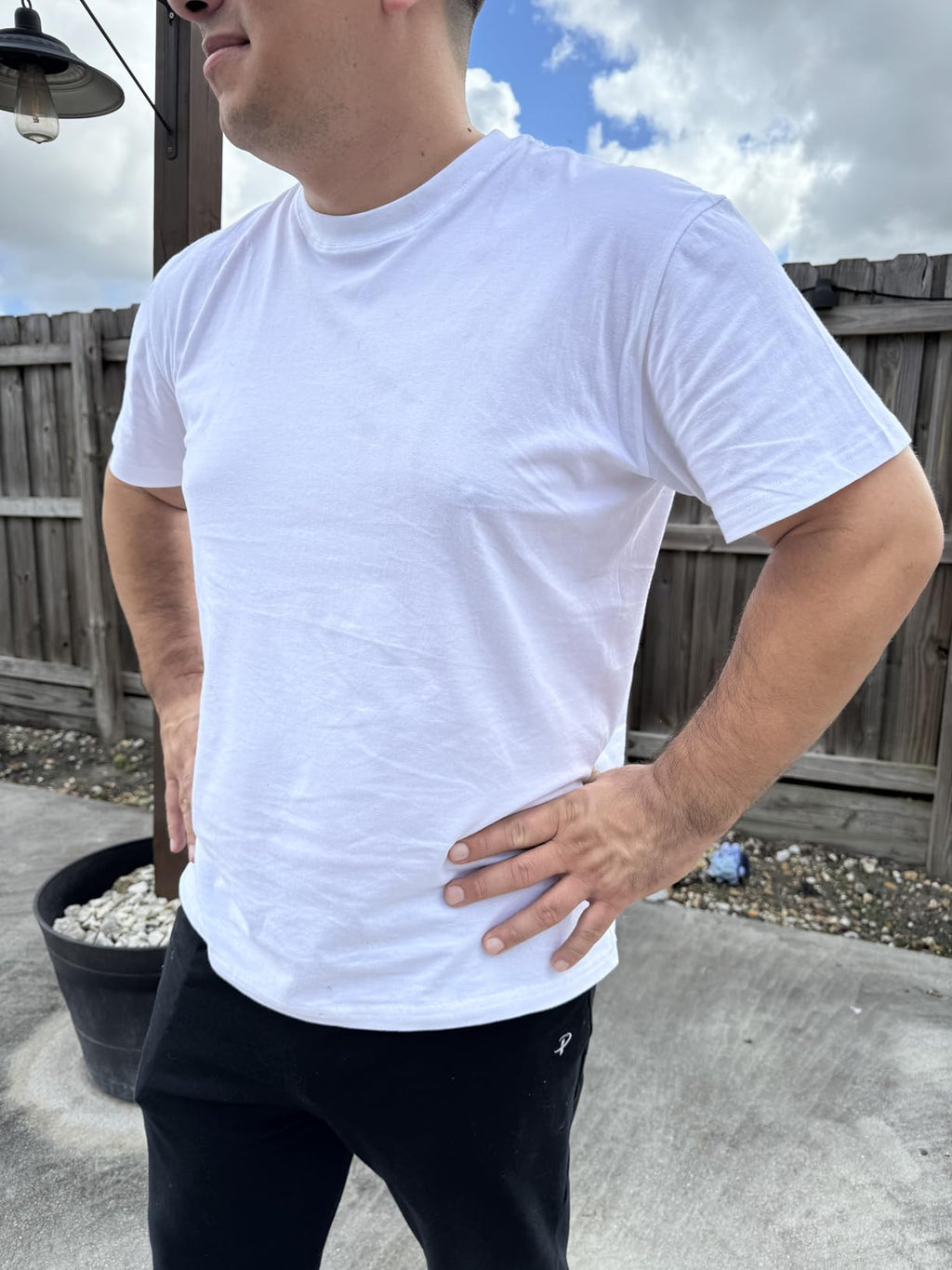 Men's Cotton T-Shirt Short Sleeve Crew Neck Soft Plain Tee for Men Casual Daily Wear Tshirts S-3XL