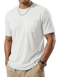 TACVASEN Men's Pocket T-Shirt UPF 80+ Short Sleeve Soft Crew Neck Lightweight Tee Summer Casual Basic Plain Tshirts