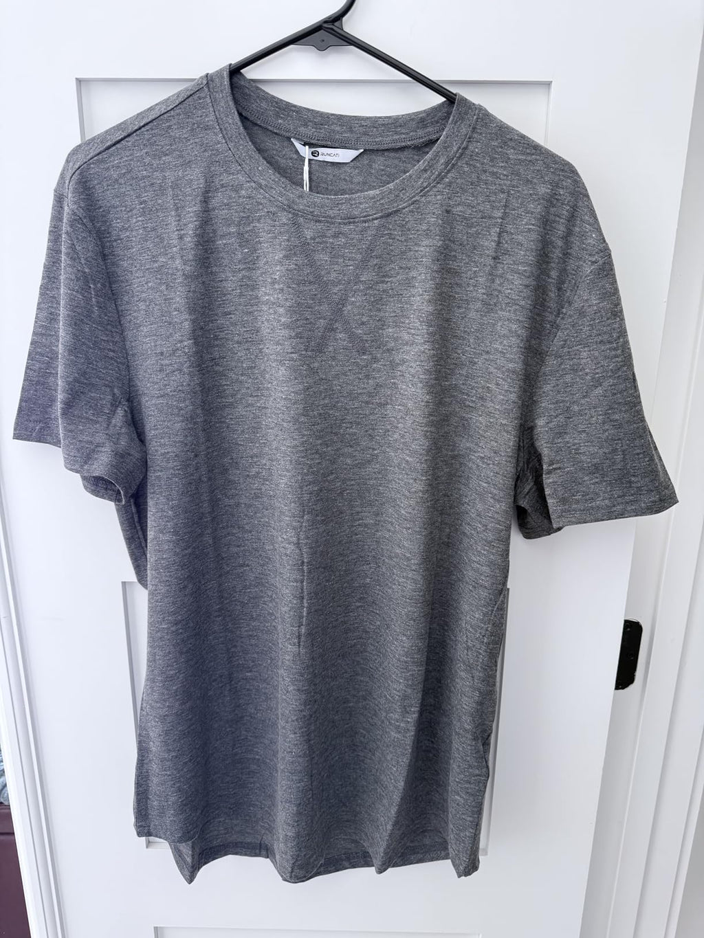 Runcati Mens Short Sleeve T-Shirts Crew Neck Casual Shirt Summer Classic Basic Lightweight Fashion Tees